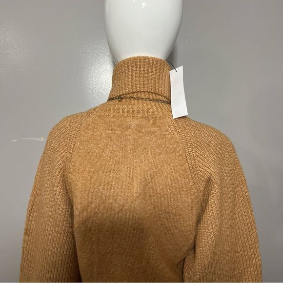 NWT TopShop Brown Snuggly Cowl Neck Cropped‎ Sweater - 8-10 - Picture 11 of 15
